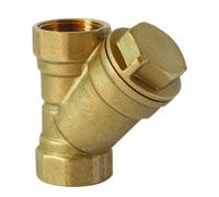 Somatherm - Filtre en Y 3/4" laiton double femelle, tamis inox 480 µm, PN16, norme ACS