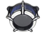 Filtres à air pour motos Convient pour Harley Touring Road King Electra Street Glide 17-23 M8 Softail Fatboy 18-23 Turbine filtre à air admission Filtre à Air Double Couche(Ivory)