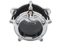 Filtres à air pour motos Convient pour Harley Touring Road King Electra Street Glide 17-23 M8 Softail Fatboy 18-23 Turbine filtre à air admission Filtre à Air Double Couche(Khaki)