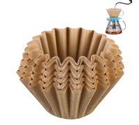 Filtres à café Corbeille | Filtres à café à haute efficacité 50 pièces Papier pour portions simples - pour tasses à café pour brasseurs Single Serve 1.0 et 4.0, le filtre pour vous