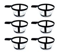 Filtres à café permanents fabriqués à partir de Nylon, 6 pièces, adaptés à diverses méthodes de brassage, y compris le brassage du café à domicile de Type presse