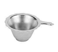 Filtres à café ronds permanents fabriqués à partir d ' acier antirouille 304 pour cafetière, infuseur convivial et facile à utiliser en acier antirouille, petit
