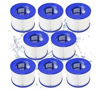 Filtres À Cartouche For Piscine, Compatibles Avec Les Spas Clever Spa, 8106, Cosy Spa, Aqua Spa, B Cool 2, Be Spa, Ospazia, Hesperide, Sunbay Et Pool Spa.(8pcs)