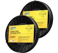 2x Filtre à charbon actif de remplacement pour différentes hottes de AEG 4055171138 405517113-8 4055217501 Elica CFC0038668 Bauknecht de GOLDEN ICEPURE