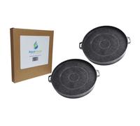 Filtres à charbon compatibles pour hotte de cuisinière Lamona Howdens, Smeg K2 - AquaHouse - Lot de 2 - 210mm