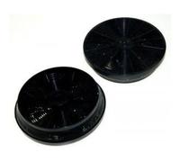 Filtres à charbon pour hotte Candy 180180 Gorenje Candy CGM61X - Kit de 2 filtres pour moteur 'J'