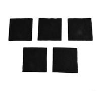 Filtres à charbon pour poubelle à compost 8 x 8 x 0,5 cm avec charbon actif naturel pour la gestion et l'amélioration de l'air, compatible avec les couvercles carrés standard