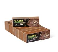 Filtres à Cigarettes JASS Brown - Lot de 10 Carnets x50 Tips (500 Filtres) | Carton Non Blanchi Taille M (20 mm) - Écologique, Souple et Résistant