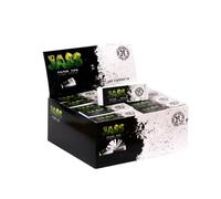 Filtres à Cigarettes JASS Hard Classic Edition - Boîte 50 Carnets x50 Tips (2500 Filtres) - Carton Perforé Taille M (20 mm) | Souple et Résistant - Sans Nicotine ni Tabac