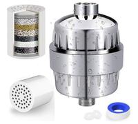 Filtres à Douche avec 2 Cartouches Remplaçable 10 étapes de Filtre à l\'eau de Douche Anti Calcaire Anti Chlore Anti Métaux Lourds