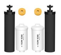 Filtres à eau à gravité pour remplacement du filtre à eau Berkey, remplacement pour filtre noir BB9-2® et filtres fluorure PF-2®, compatibles avec le système de filtration d'eau par gravité Berkey®