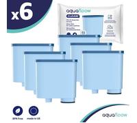 Filtres à eau - AquaFloow - Cleani - 6 pièces - Compatible Saeco Philips CA6903/10 - Élimine impuretés
