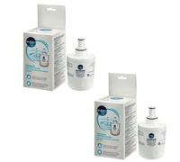 Filtres à eau - AQUAPURE - APP100 WPRO - Lot de 2 - Réfrigérateur SAMSUNG - Compatible WHIRPOOL