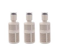 Filtres à eau de rechange pour la réduction des microplastiques, du chlore, du calcaire et des impuretés, couvercle en polypropylène de 6,35 mm + filet en acier inoxydable + boule de minéralisation 3