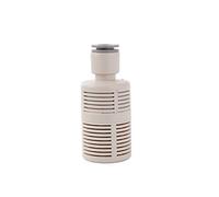 Filtres à eau de rechange pour la réduction des microplastiques, du chlore, du calcaire et des impuretés 3/8'' couvercle en PP + filet en acier inoxydable + boule de minéralisation 1 x filtre