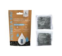 Filtres à eau pour Carafe au charbon actif x2⎥Le Charbon Actif Français | Améliore le goût de l'eau et réduit polluants en 20 min, 1 filtre = env 3 mois. Fabriqué en France.