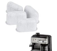 Filtres à Eau Rechange XIHIRCD pour Delonghi, 4pcs, Compatibles avec 7313285779, Charbon Actif, Forte Adsorption, Machine à Expresso