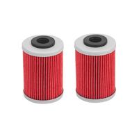Filtres à huile for moto, 1, 2 ou 4 pièces, adaptés for 125 200 250 390 RC 620 640 690 400 450 520 525 SX MXC Rally SMC(2pcs)