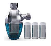 Filtres à osmose inverse, Inhibiteur de tartre Système d'eau en ligne Adoucisseur d'eau Filtre Préfiltre Prévenir l'accumulation de tartre sur les chauffe-eau et la chaudière(1xHost and 4xFilter)