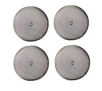 Filtres à piston français de 11,4 cm - Écran de rechange universel pour cafetière française comprenant un anneau central en métal pour cafetière à piston de 1,5 l, 12 tasses