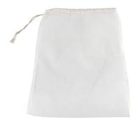 Filtres à Vin En De Qualité Alimentaire Pour Infusion, Bière, Filtre Multi-Usages Réutilisables Avec Cordon De Serrage Pour Jus De Fruits, Café Et Thé 20x30cm