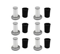 Filtres Accessoires D'aspirateur Élément Filtrant Couverture À Effet Initial En Coton, Compatible for Deerma DX700, DX700S(6pcs)