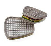 3M 6059 ABEK1 Filtre contre les gaz et les vapeurs organiques, inorganiques et acides ainsi que l'ammoniac x2 morceau