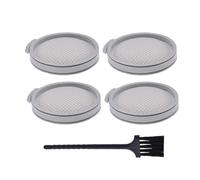 Filtres avant et arrière, compatibles for Xiaomi Mijia Mi SCWXCQ1RR Compatible for Roborock H6 pièces d'accessoires for aspirateur à main sans fil (Color : 4pcs Front Filter)