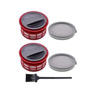 Filtres avant et arrière, compatibles for Xiaomi Mijia Mi SCWXCQ1RR Compatible for Roborock H6 pièces d'accessoires for aspirateur à main sans fil (Color : 4pcs Filter Kit)