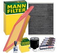 Filtres + Bosch Bougies D'Allumage pour 1.4+1.6+16V VW Golf 4 Bora 1J Polo 6N2