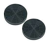 Filtre à charbon actif - Kit rond pour hotte aspirante type EFF62 Faber alternatif Electrolux AEG 9029793578 - Avec indicateur de saturation - Indesit Ariston C00383473 Whirlpool 48400008674