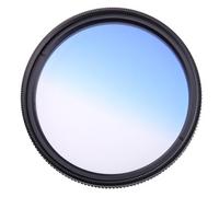 Filtres colorés réglables pour documents,nickel é de couleur rouge,bleu,vert,orange,violet,jaune,accessoires pour appareil photo IL et Nikon - Type Grad bleu-55mm