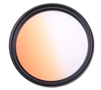 Filtres colorés réglables pour documents,nickel é de couleur rouge,bleu,vert,orange,violet,jaune,accessoires pour appareil photo IL et Nikon - Type Grad Orange-55mm