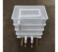 Filtres d'aquarium Boîte de circulation d'eau exte Boîte de filtration d'aquarium à 4 couches, plusieurs tailles for aquariums et bassins(34.8x24.7x35.5 cm)