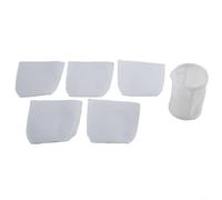 Filtres d'aspirateur de rechange pour Ma-kita T-03193, filtre réutilisable en tissu pour aspirateurs XLC02, LC01 et BCL180 (1 préfiltre + 5 filtres)