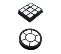 Filtres d'aspirateur réutilisables pour aspirateurs Basics sans sac modèles 16H-71EU4 et VCM43B16H avec design lavable pour une durée de vie prolongée du filtre (1 ensemble)