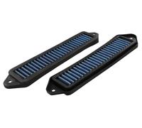 Filtres de capot de rechange for BMW Série 1 E81 E82 E87 E88, Série 3 E90 E91 E92 E93 et X1 E84, compatibles avec 135i 320i 328i 330i 335i(Blue)