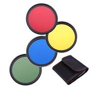 Filtres de couleur pour objectif d'appareil photo 77 mm rouge, jaune, bleu, vert pour Sony Alpha a7C, a7C II, a7CR appareil photo avec objectif Sony FE 24-105 mm f/4 G OSS