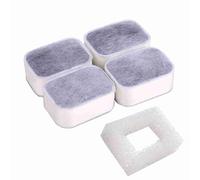 Filtres de Fontaine à Eau de Remplacement, 1 Filtre en Mousse, 4 Charbons Actifs en Coton de qualité Supérieure, Pet W