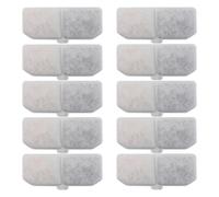 Filtres de fontaine à eau - Filtre à charbon actif en coton PP | Élément de filtre rectangulaire de circulation d'eau avec une bonne perméabilité à l'eau, fontaine à boire pour animaux domestiques