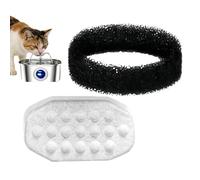 Filtres de Fontaine à Eau pour Animaux de Compagnie | Filtration Silencieuse - Remplacement Précis des Fontaines pour Chats, Chatons Et Animaux Adaptés | Assure Boire Intérieur Ou Extérieur Avec Un