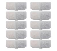 Filtres De Fontaine À Eau Pour Chat - Paquet De 10 Cartouches De Remplacement Au Charbon Actif | Le Noyau De Filtre À Circulation Rectangulaire Améliore La Qualité De L'eau Pour Les Fontaines À Boire