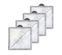 Filtres de fontaine pour animaux de compagnie Ion-X, lot de 4, double filtration pour une eau plus propre et plus douce, filtre de rechange pour fontaine à eau PetSafe Outlast sans pompe et Viva