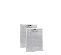 Filtres de hotte en acier inoxydable, filtre d'extraction en maille métallique, 5 couches de graisse aluminisée, 320 x 260 x 9 mm, ustensiles de cuisine(2pcs)
