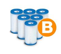 Filtres de Pompe - Intex - Type B - Lot de 6 - Modèle 29005