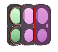 Filtres de protection de rechange pour Insta360 Luna Ultra Lens CPL/ND/UV/LPR/Diffusion 1/4 Kit de filtres magnétiques Accessoires de protection d'objectif (CPL+ND8+ND16)