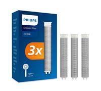 Philips Pommeau de douche avec filtre – Lot de 3 filtres – Élimine le chlore – 1 mois