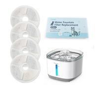 filtres de rechange 5 couches pour fontaine à eau chat Invengo MeowFlow E20, tissu non tissé, résine échangeuse d’ions, charbon actif, pierre médicinale, filtres exclusifs pour animaux (4)