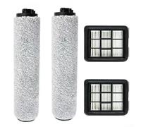 Filtres de rechange et brosse à rouleau pour aspirateur sans fil Bissell CrossWave HF3 3649A, lot de 2 filtres et 2 têtes de brosse compatibles