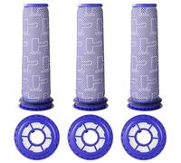 Filtres de rechange pour Dyson DC41 DC65 DC66 UP13 UP20 UP30 3 filtres post-moteur et 3 filtres pré-moteur pour aspirateur Dyson Ball Animal 2 Ball Animal 3 Remplace les pièces # 920769-01 et 920640